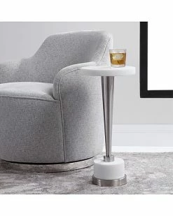 Alternative view of Uttermost Masika White Drink Table Home