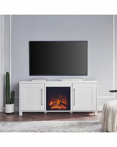 Abraham + Ivy Chabot Rectangular Tv Stand With Log Fireplace For Tv'S Up To 65In Home 4 Abraham + Ivy Chabot Rectangular Tv Stand With Log Fireplace For Tv'S Up To 65In Home - Image 2