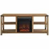 Hewson 60in Farmhouse Metal X Fireplace Console Home -Shop Style Sales 3050017939 RLLD 1