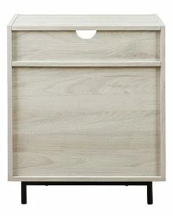 Hewson Curved Open Birch Top 2 Drawer End Table With Usb Home -Shop Style Sales 3050026463 RLLD 2