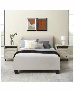 Hewson Curved Open Birch Top 2 Drawer End Table With Usb Home -Shop Style Sales 3050026463 RLLD 4