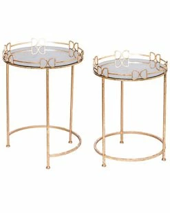 A&B Home Set Of 2 Side Table