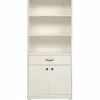Hewson Solid White Wood 2 Door Hutch Home
