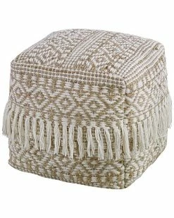 Uttermost Boheme Wool & Hemp Pouf Home
