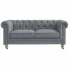 Shabby Chic Kaleigh Chesterfield Loveseat Home