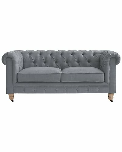 Shabby Chic Kaleigh Chesterfield Loveseat Home 3 Shabby Chic Kaleigh Chesterfield Loveseat Home