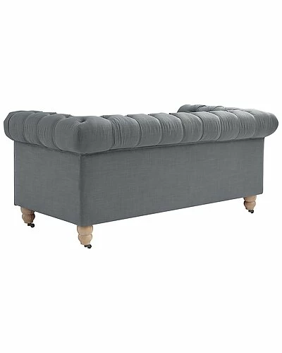 Shabby Chic Kaleigh Chesterfield Loveseat Home 5 Shabby Chic Kaleigh Chesterfield Loveseat Home - Image 3