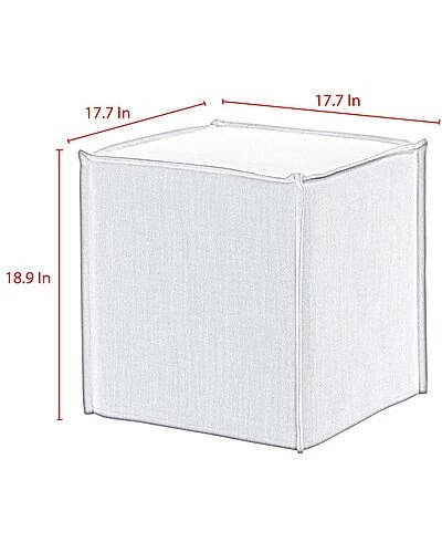 Shabby Chic Kyndal Ottoman Home 5 Shabby Chic Kyndal Ottoman Home - Image 3