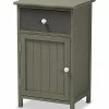 Baxton Studio Rend Charcoal 1-Drawer Storage Cabinet Home -Shop Style Sales 3050040011 RLLD 1