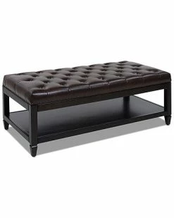 Jennifer Taylor Home Sylvan Farmhouse Birch Wood Tufted Cocktail Storage Ottoman -Shop Style Sales 3050043686 RLLD 2