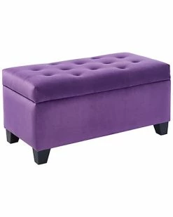 Worldwide Home Furnishings Sally Storage Ottoman