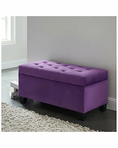 Worldwide Home Furnishings Sally Storage Ottoman 4 Worldwide Home Furnishings Sally Storage Ottoman - Image 2