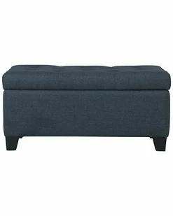 Worldwide Home Furnishings Sarah Storage Ottoman