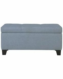Worldwide Home Furnishings Sarah Storage Ottoman