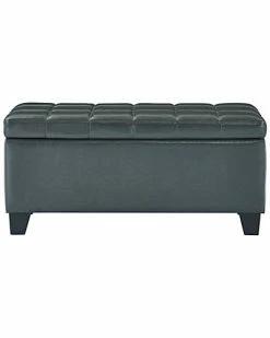 Worldwide Home Furnishings Ton Storage Ottoman