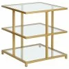 Abraham + Ivy Greenwich 22in Square Side Table Home