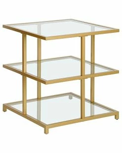 Abraham + Ivy Greenwich 22in Square Side Table Home