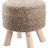 Jaipur Living Montana Stool Solid Taupe Stool Home