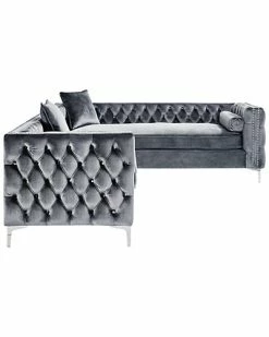 Inspired Home Alison Left Facing Corner Sectional Sofa -Shop Style Sales 3050065148 RLLD 3