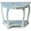 Butler Specialty Company Darrieux Blue Bone Inlay Demilune Console Table Home 1 Butler Specialty Company Darrieux Blue Bone Inlay Demilune Console Table Home -Shop Style Sales 3050068855 RLLD 1