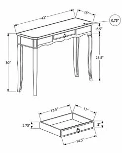 Monarch Specialties Console Table Home -Shop Style Sales 3050085354 RLLD 3