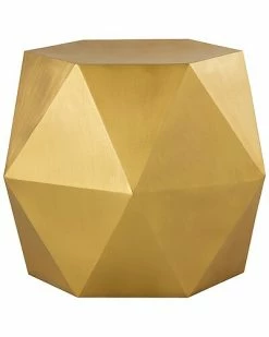 Pasargad Home Lexi Diamond Shape Iron Side Table