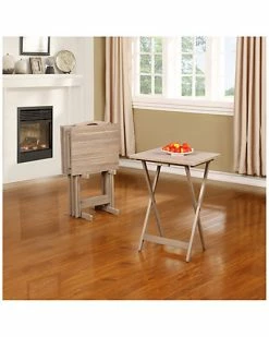 Linon Furniture Tray Table Set Home -Shop Style Sales 3050090399 RLLD 2