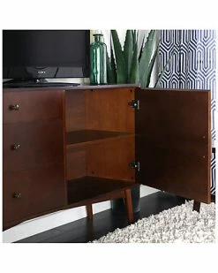 Hewson 52in Mid-Century Modern Wood TV Storage Console Home 6 Hewson 52in Mid-Century Modern Wood TV Storage Console Home -Shop Style Sales 3050090439 RLLD 2