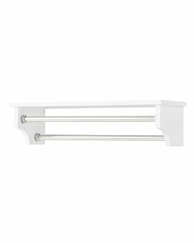 Alaterre Dover Over Toilet Organizer With Side Shelving, Bathroom Shelf With 2 Towel Rods Home 5 Alaterre Dover Over Toilet Organizer With Side Shelving, Bathroom Shelf With 2 Towel Rods Home - Image 3