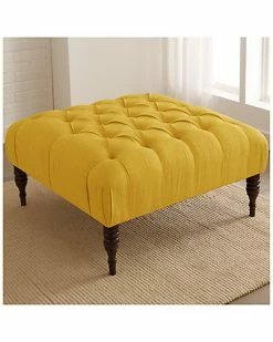 Alternative view of Skyline Furniture Tufted Cocktail Ottoman Home