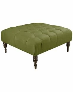 Skyline Furniture Tufted Cocktail Ottoman Home