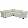 Chic Home Lorenzo Cream Leather Left Sectional -Shop Style Sales 3050108627 RLLD 1