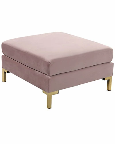 Chic Home Girardi Blush Ottoman 3 Chic Home Girardi Blush Ottoman