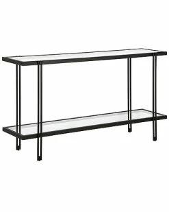 Abraham + Ivy Nez 55In Blackened Bronze Console Table Home