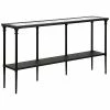 Abraham + Ivy Nellie 55In Blackened Bronze Console Table With Solid Metal Shelf Home 2 Abraham + Ivy Nellie 55In Blackened Bronze Console Table With Solid Metal Shelf Home -Shop Style Sales 3050112844 RLLD 1