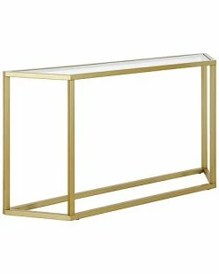 Abraham + Ivy Levi 55In Gold Console Table Home