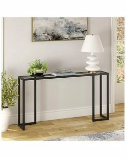 Alternative view of Abraham + Ivy Oscar 55In Blackened Bronze Console Table Home