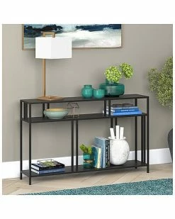 Abraham + Ivy Cortland 48In Blackened Bronze Console Table With Metal Shelves Home -Shop Style Sales 3050112899 RLLD 2