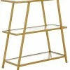 Abraham + Ivy Yair 36In Tall Brass Bookcase Home -Shop Style Sales 3050112902 RLLD 1