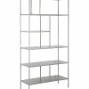 Abraham + Ivy Winthrop 72In Tall Silver Bookcase Home 1 Abraham + Ivy Winthrop 72In Tall Silver Bookcase Home -Shop Style Sales 3050113031 RLLD 1