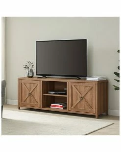 Abraham + Ivy Granger 68In Golden Oak Tv Stand Home -Shop Style Sales 3050113061 RLLD 2