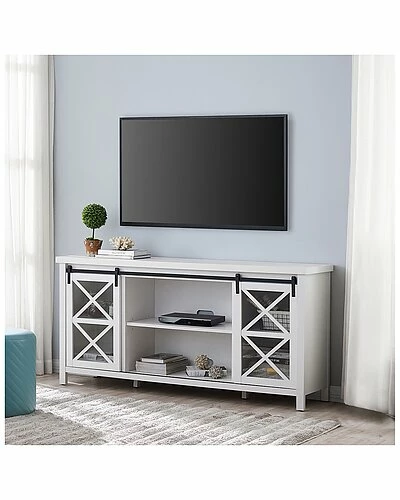 Abraham + Ivy Clementine 68In White Tv Stand Home 4 Abraham + Ivy Clementine 68In White Tv Stand Home - Image 2