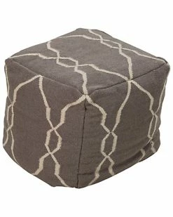 Surya Square Pouf Home