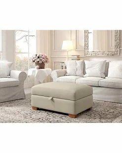 Shabby Chic Lyn Storage Ottoman Home -Shop Style Sales 3050123491 RLLD 2