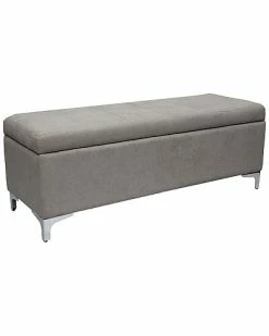 Worldwide Home Furnishings Modern Storage Ottoman
