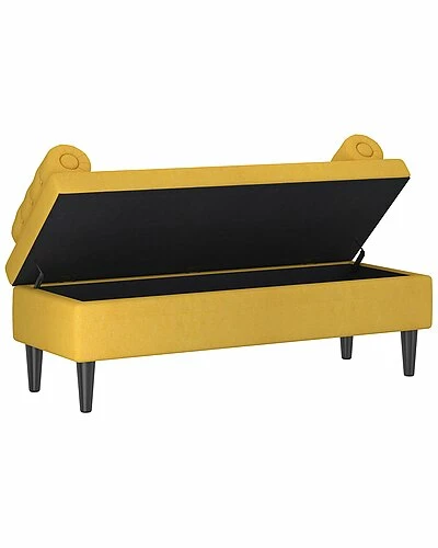 Worldwide Home Furnishings Modern Storage Ottoman 5 Worldwide Home Furnishings Modern Storage Ottoman - Image 3