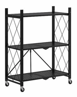 Worldwide Home Furnishings Able 3-Tier Metal Shelf