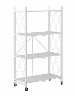 Worldwide Home Furnishings Able 4-Tier Metal Shelf