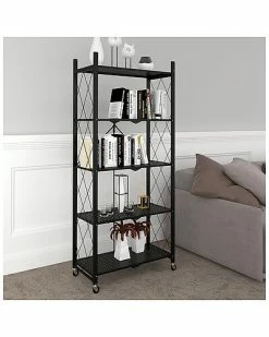 Worldwide Home Furnishings Able 5-Tier Metal Shelf -Shop Style Sales 3050126896 RLLD 2