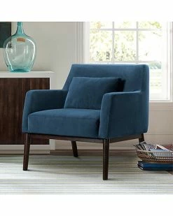Armen Living Oliver Velvet Modern Accent Chair Home -Shop Style Sales 3050127773 RLLD 2